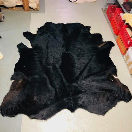 Chromfrei gegerbtes schwarzes Rind - Nr 060