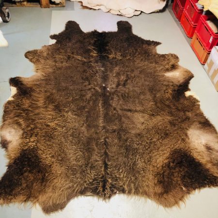 Chromfrei gegerbtes Galloway - braun - 240 x 190 cm - Nr 039