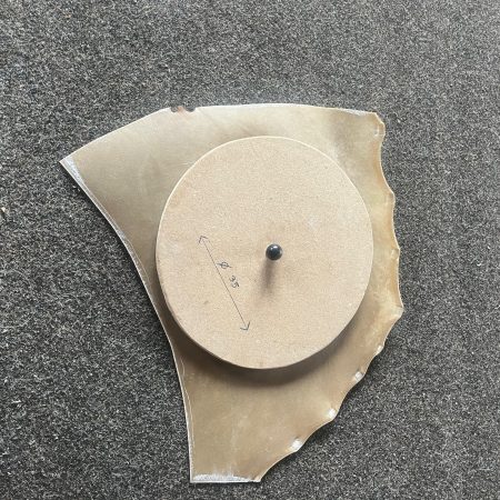 Rinderrohhaut (enthaarte Haut) – ideal für stabile Trommeln – Ø 35 cm nutzbar