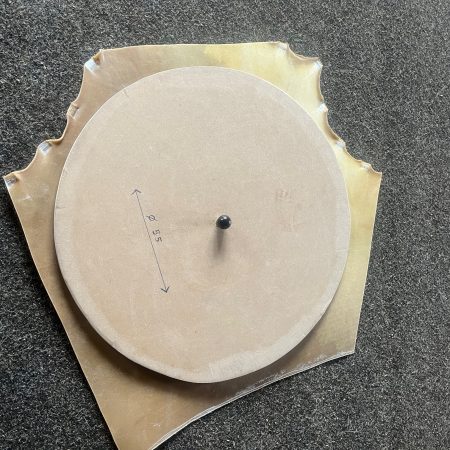 Rinderrohhaut (enthaarte Haut) – ideal für stabile Trommeln – Ø 55 cm nutzbar