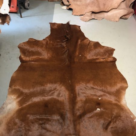 Hochwertig gegerbtes Pferdefell – braun – 220 x 175 cm – wunderschöne Optik – Nr 012