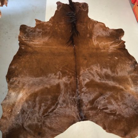 Hochwertig gegerbtes Pferdefell – braun/schwarz – 240 x 200 cm – wunderschöne Optik – Nr 013