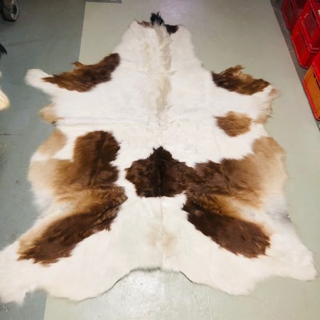 Hochwertig gegerbtes Pferdefell (Apalooza) – braun-weiß – 220 x 175 cm – wunderschöne Optik – Nr. 025